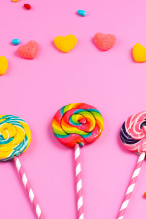 Giant Strawberry Lollipop